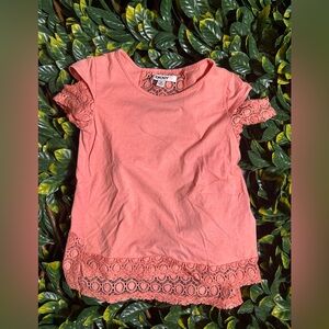 DKNY Coral Lace Girl’s Top Size M